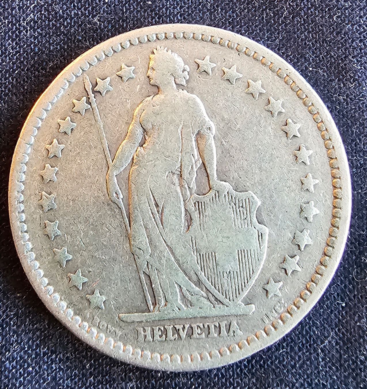 Tutti le monete: 2 Franken 1909 s - ss – Usato da Balsthal venduto da mil_js2d 1