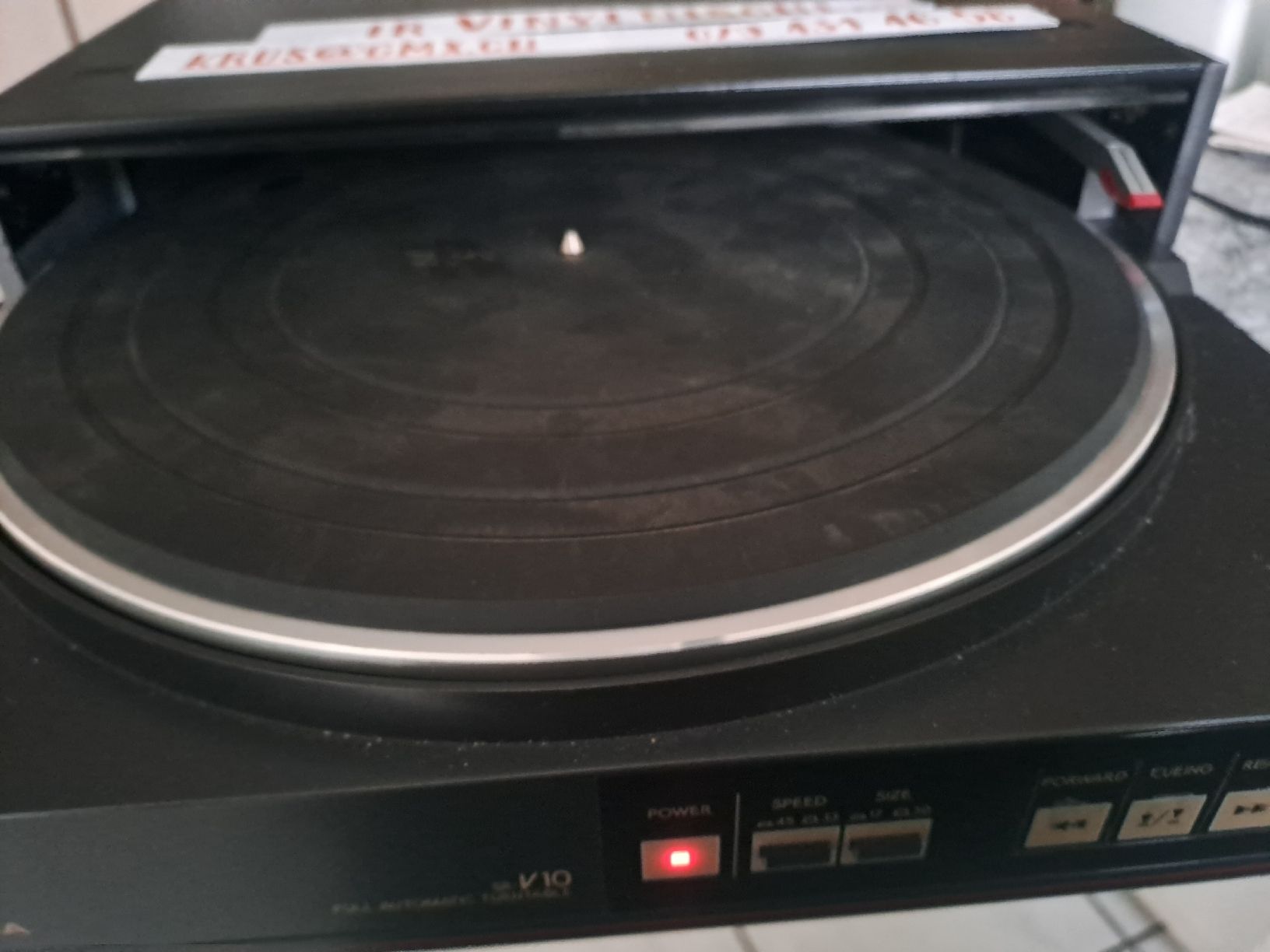 Toshiba Giradischi: TOSHIBA FULL AUTOMATIC TURNTABLE SR - V10 – Usato da Uetendorf venduto da Essiggurken 3
