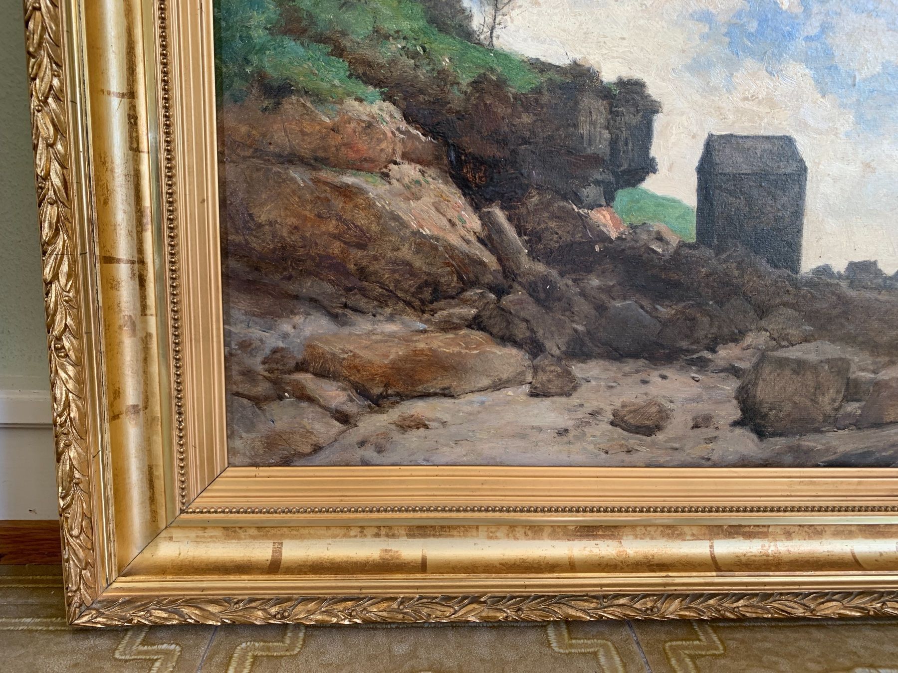 Gemälde: Gustave Eugène Castan Orig. Gemälde 19. Jh. – Gebraucht aus Solothurn von milliondreams2012 3