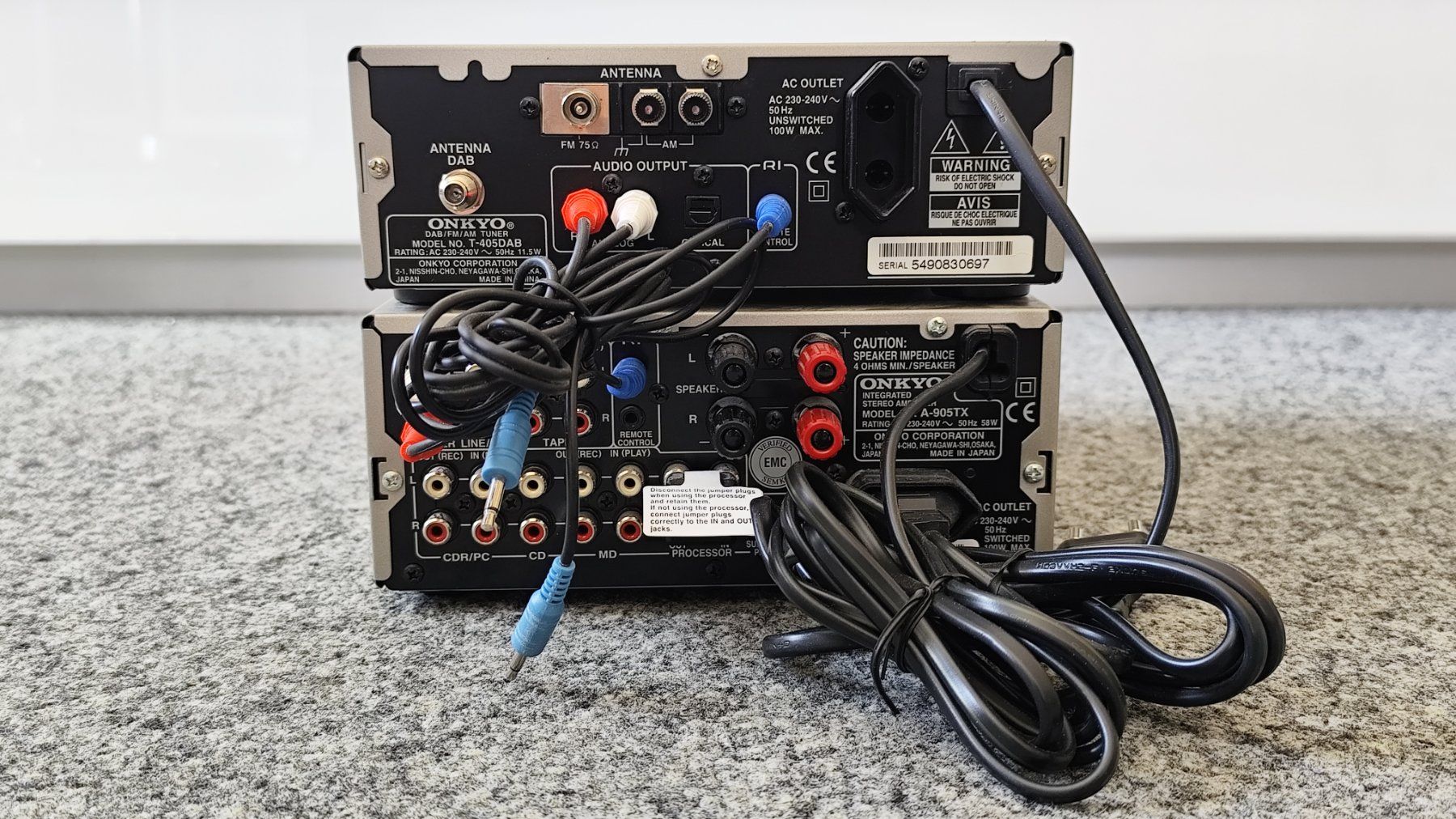 Onkyo Audio- & Mediensysteme: Onkyo A-905TX & T-405DAB – Gebraucht aus Wittenbach von Steckdose17 2