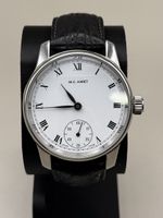 Herren Armbanduhr M.C. Amiet Handaufzug Lederarmband 