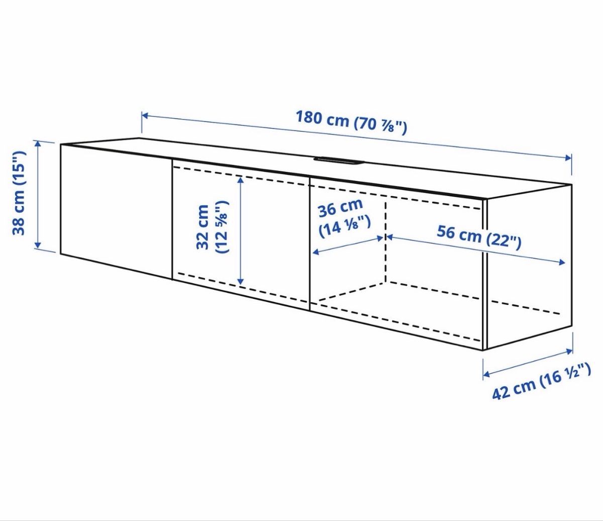 Ikea TV Möbel: TV Möbel Ikea Besta schwarz – Gebraucht aus Salgesch von cel_l7ks 1