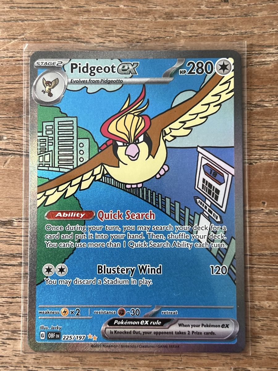 Pokémon Carte collezionabili: Obsidian Flames Pidgeot #225 NM – Nuovo (secondo la descrizione) da Zollikon venduto da inf_l5jd