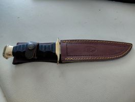 Muela Jagtm. mit Ledersch. Inox Made Spain Tactical Bowie 85