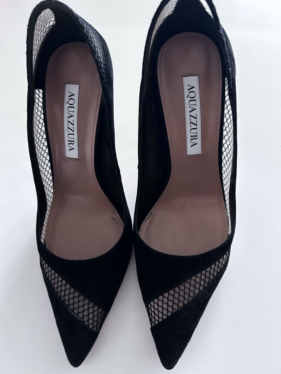 Aquazzura Scarpe da donna: Aquazzura black suede Gr.37.5 – Usato da Bonstetten venduto da Audreystyle 1