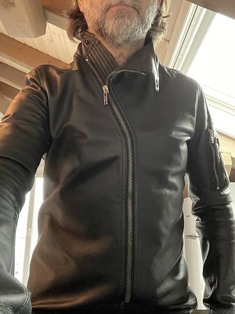 Rick Owens Kalbslederjacke M