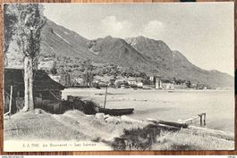 LE BOUVERET - Bord du Lac Léman, jolie carte de 1914