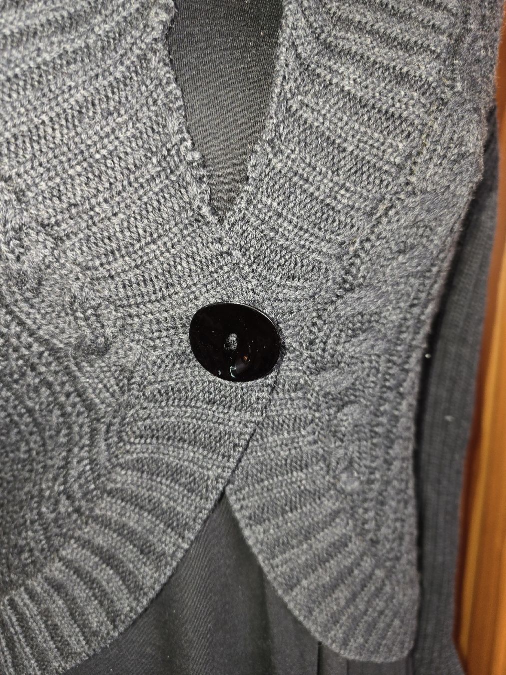 Jacken: Cardigan lana boho grigio piombo – Neu (gemäss Beschreibung) aus calpiogna von dadalter 3