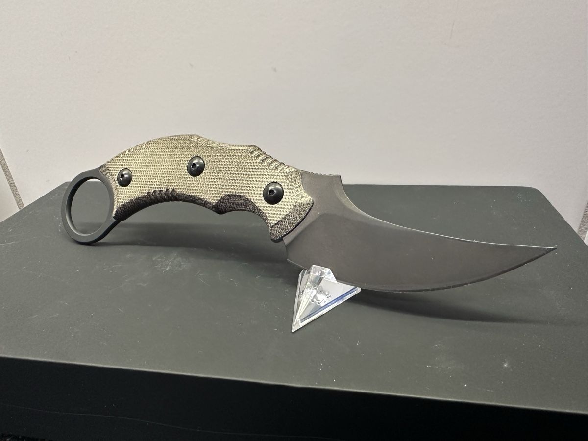 Militärmesser: MAKO COMPACT MICARTA GREEN - BASTINELLI CRÉATIONS – Neu und originalverpackt aus Bassersdorf von swadrone 1