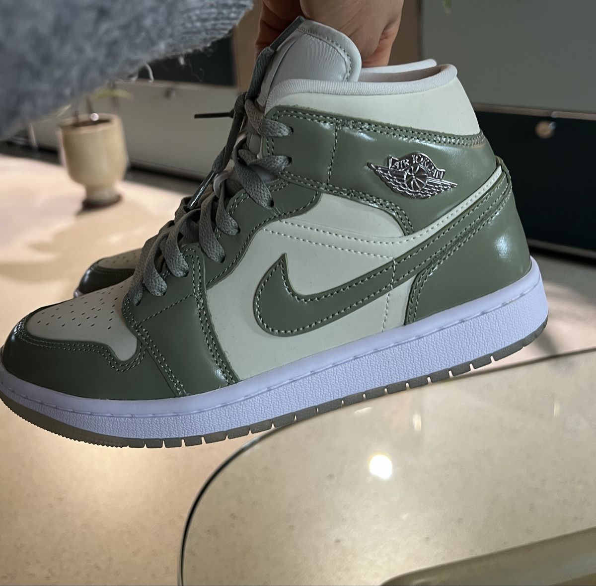Scarpe da donna: Jordan Air 1 Mid SE Olive, Grösse 39 – Usato da Dietikon venduto da k.mirella 1