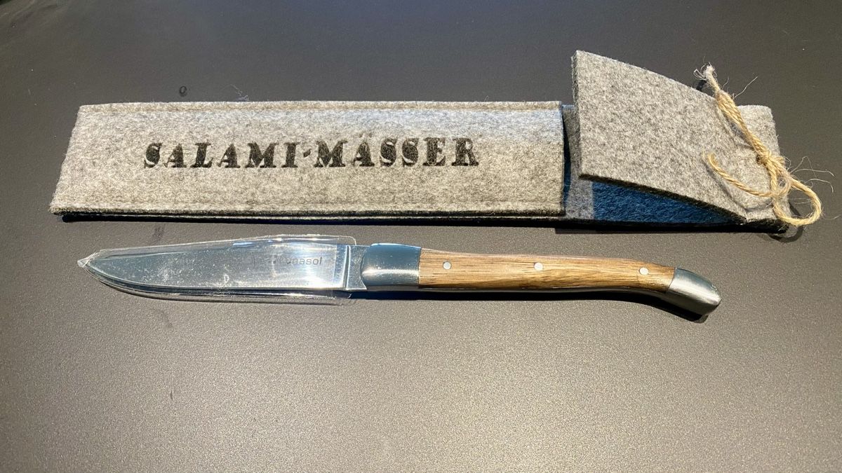 Coltelli da cucina: Lunasol Salamimesser, neu – Nuovo e nell'imballaggio originale da Hünenberg See venduto da com_com