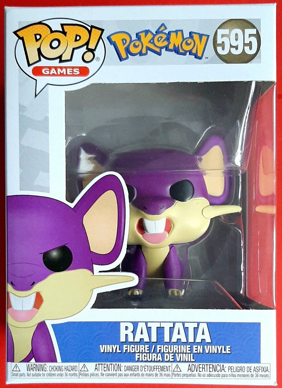 Funko Statuette: Funko Pop Pokémon Rattata – Nuovo e nell'imballaggio originale da Montet (Glâne) venduto da KOADA