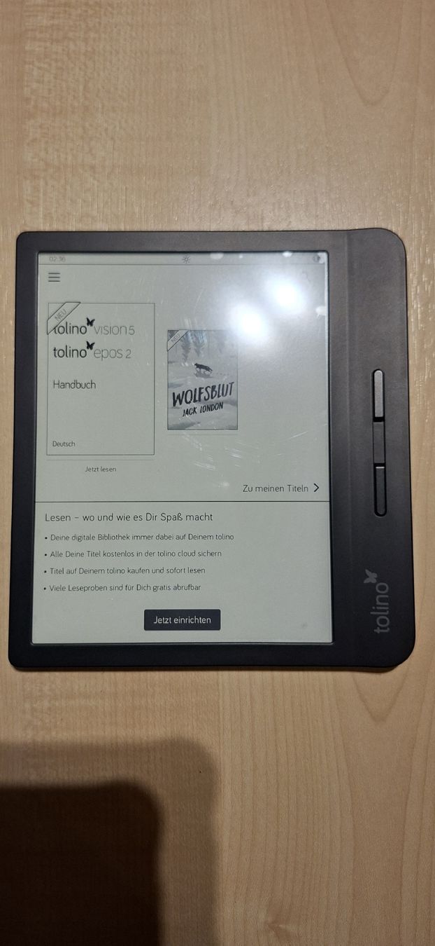 Tolino Tablettes PC: Tolino Vision 5 E-Reader mit Schutzhülle gebraucht – D'occasion à Kirchberg SG par jackpearl 4