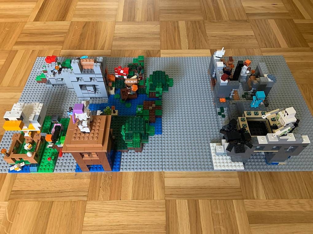 Lego Kit di costruzioni: Pack LEGO MineCraft avec 2 plaques lego – Usato da Echallens venduto da brice09 1