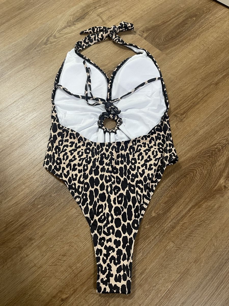 Costumi da bagno & Bikini: Leoparden Badeanzug Rückenfrei Gr S – Nuovo (secondo la descrizione) da Bassersdorf venduto da Sandy456 3