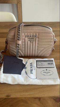 Prada Bandoliera Tasche, Cipria 2 , Leder