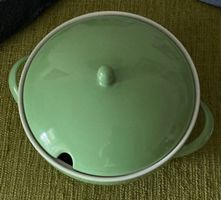 Rössler Suppenschüssel mit Deckel grün