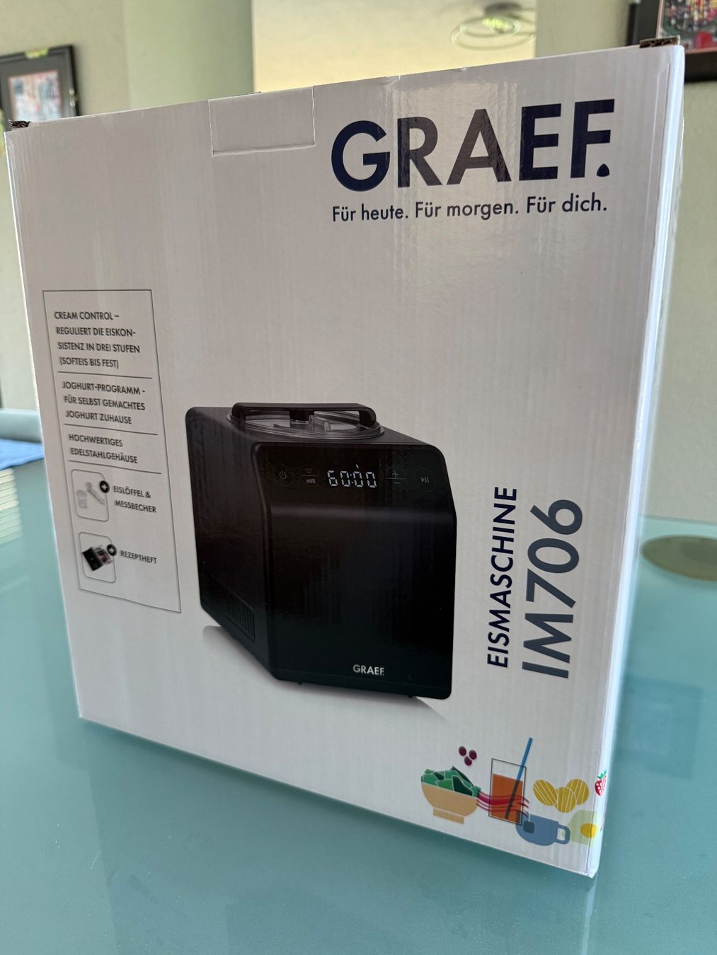 Graef Küchengeräte: GRAEF Eiscreme Maschine – Neu und originalverpackt aus Obstalden von Nminusch 2
