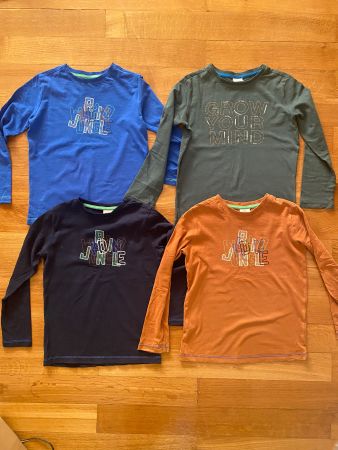 Kinder Langarmshirts 128/134