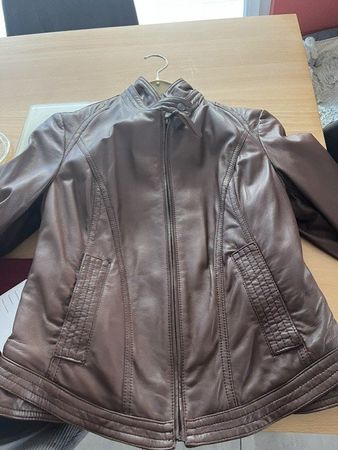 Damen Lederjacke braun VESPA