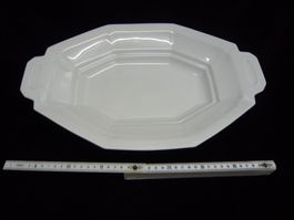 grosse Fleisch- Gemüseplatte, Spargelplatte mit Einsatz 40cm