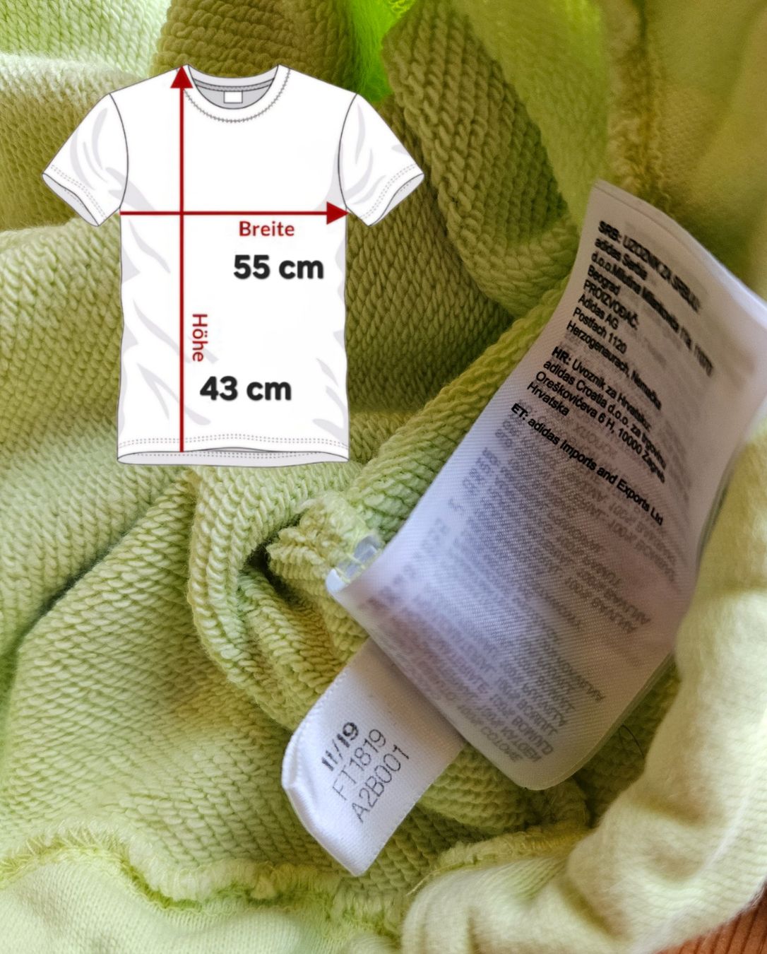 Adidas Maglioni & Felpe: Cropped Sweater adidas Grösse S retro Pullover – Usato da Hägglingen venduto da United-Village-Trade 4