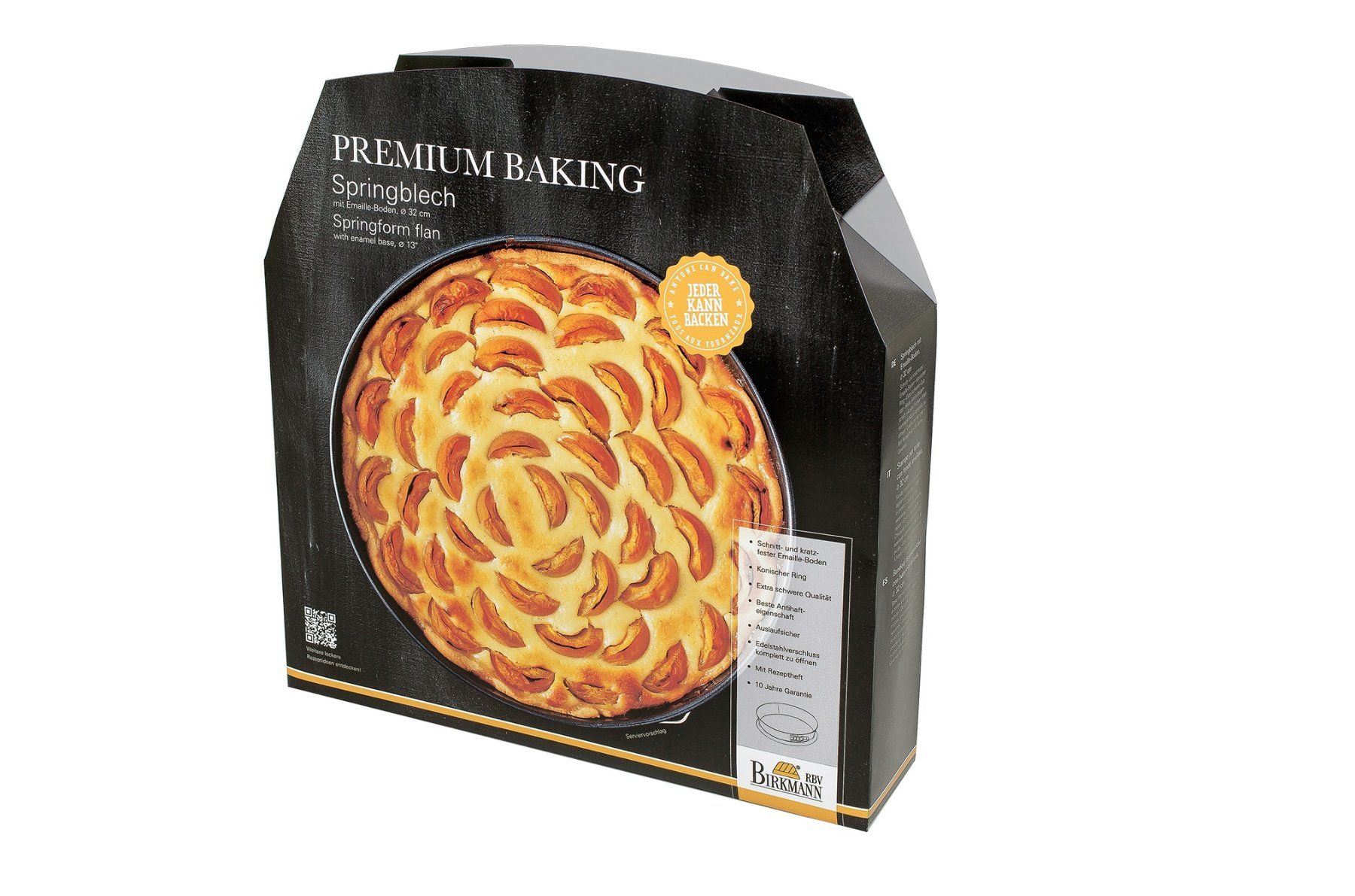 Moules à gâteaux: BIRKMANN PREMIUM Baking Springblech mit Emaille-Boden 32cm – Neuf avec emballage d'origine à Kägiswil par nick333 1
