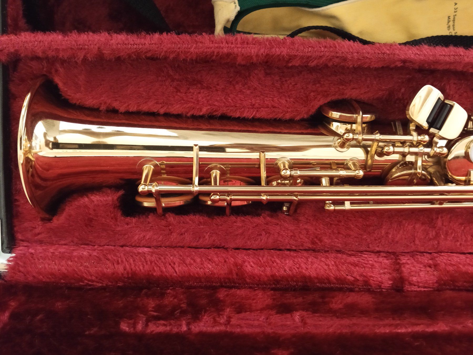 Yamaha Strumenti musicali: Saxophon Yamaha YSS_475 Sopran, Original – Usato da Allschwil venduto da B_M_W 4
