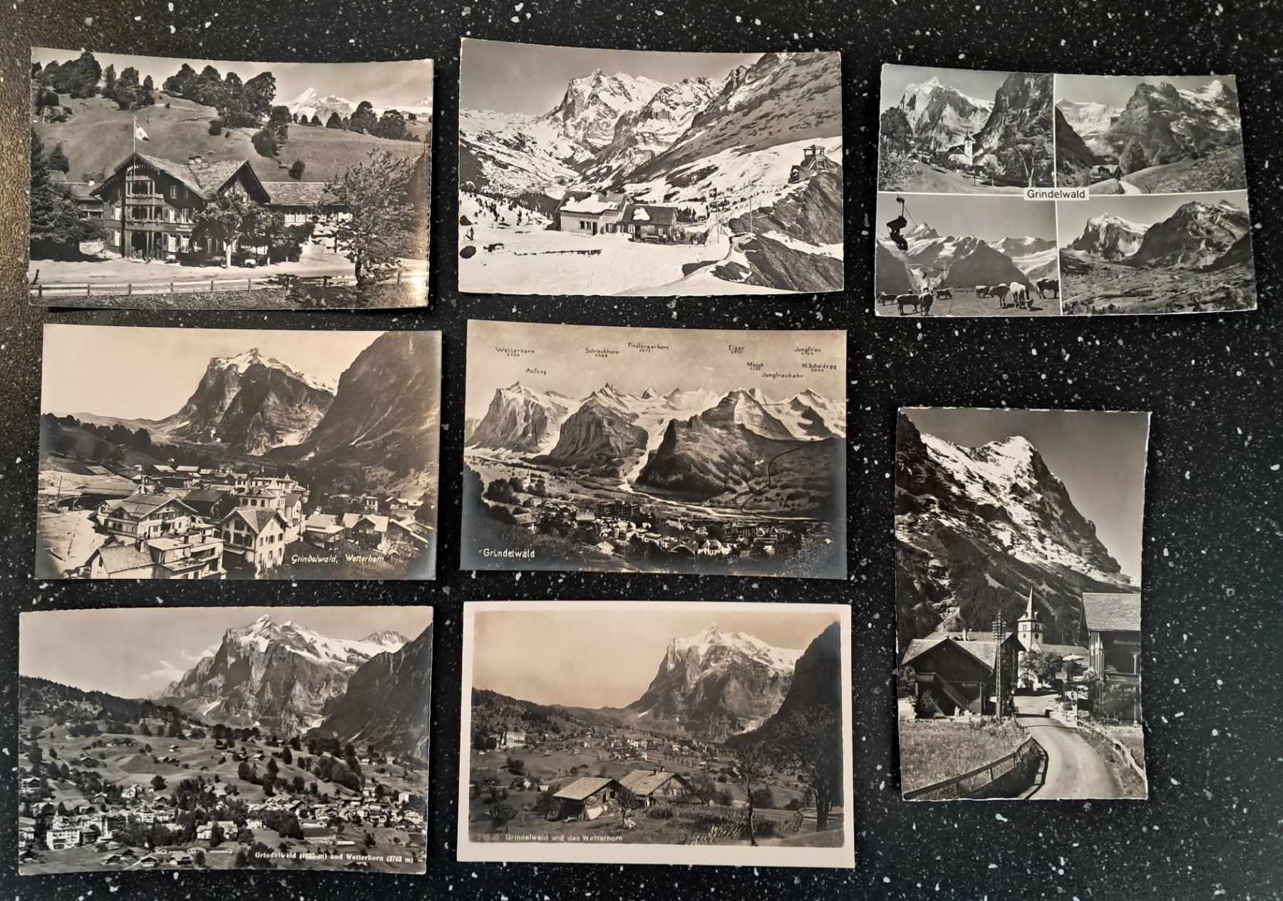 Cartoline postali: 8 AK GRINDELWALD – Usato da Ponto Valentino venduto da giorgia06