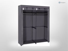 SONGMIX Stoffschrank 140 x 43 x 174 cm