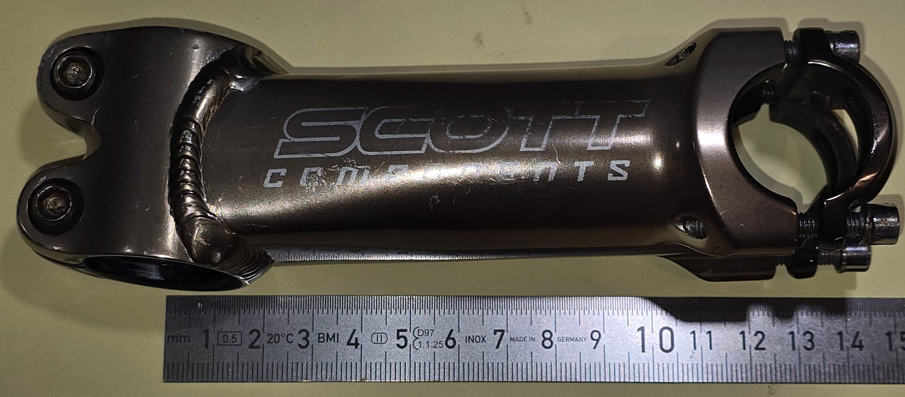 Scott Pezzi di ricambio: Vorbau Scott gold, 120/24.5mm – Usato da Azmoos venduto da johanoes
