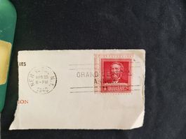 Marke US 2c 2 cent Dr. Crawford W. Long 1940 gebr. 85 Jährig
