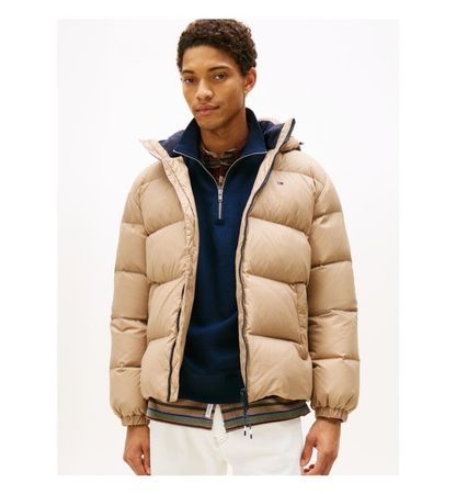 Tommy Hilfiger Daunenjacke Herren - Gr. L – Beige - Neu