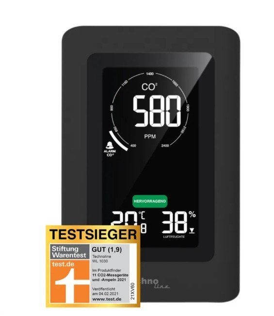 Altro per la casa: TechnoLine Luftgütemonitor WL1030, CO2, Temperatur – Nuovo (secondo la descrizione) da Bassersdorf venduto da COOL-AG
