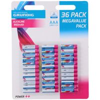 36 St. AAA / Micro Alkaline-Batterien, Grundig