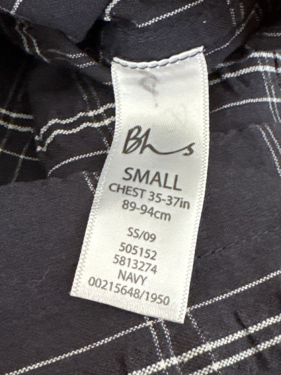 Hemden: Blue Checked Summer Short Sleeve Shirt, Size S – Gebraucht aus Zürich von Keller110 1
