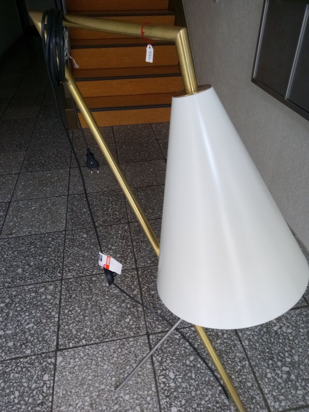 Lampen: Mid- Century Designer Ambiente Lampe Weiß – Gebraucht aus Zürich von edi_c2m6 2