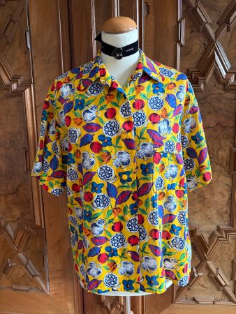 LEHRATELIER St. GALLEN VINTAGE Bluse 100%  Baumwolle wie DG
