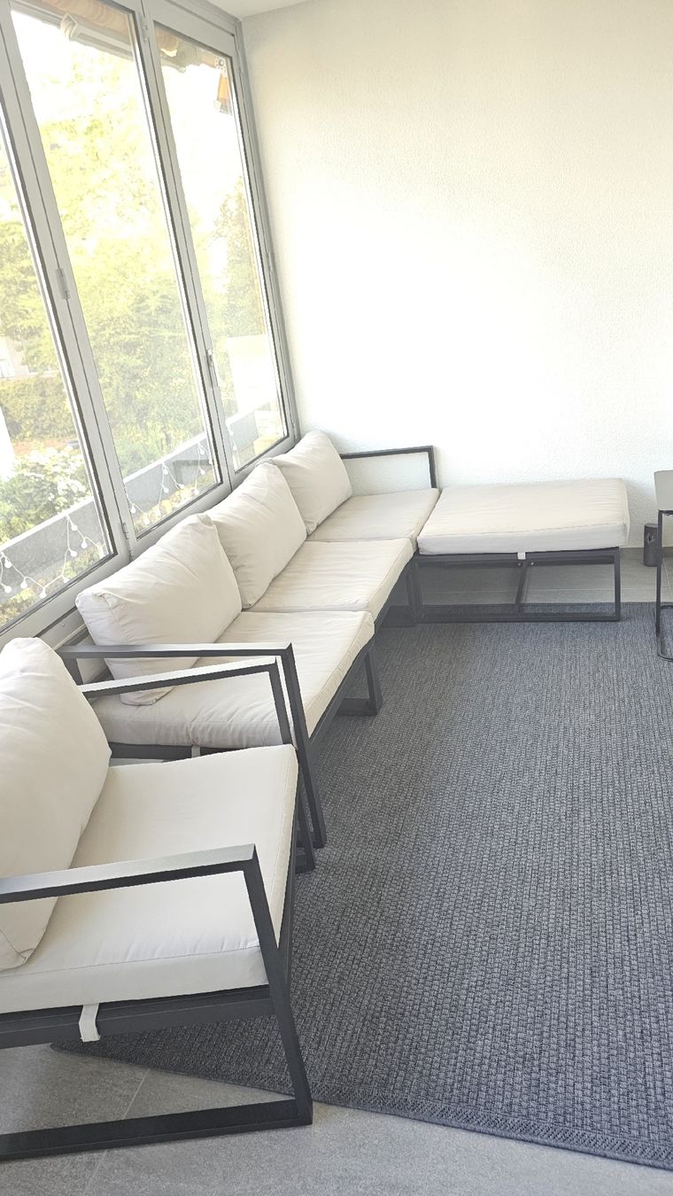 Divani: Modernes Garten Lounge Set mit Sofa, Sessel und Tisch – Nuovo (secondo la descrizione) da Füllinsdorf venduto da wit_8yhs 1