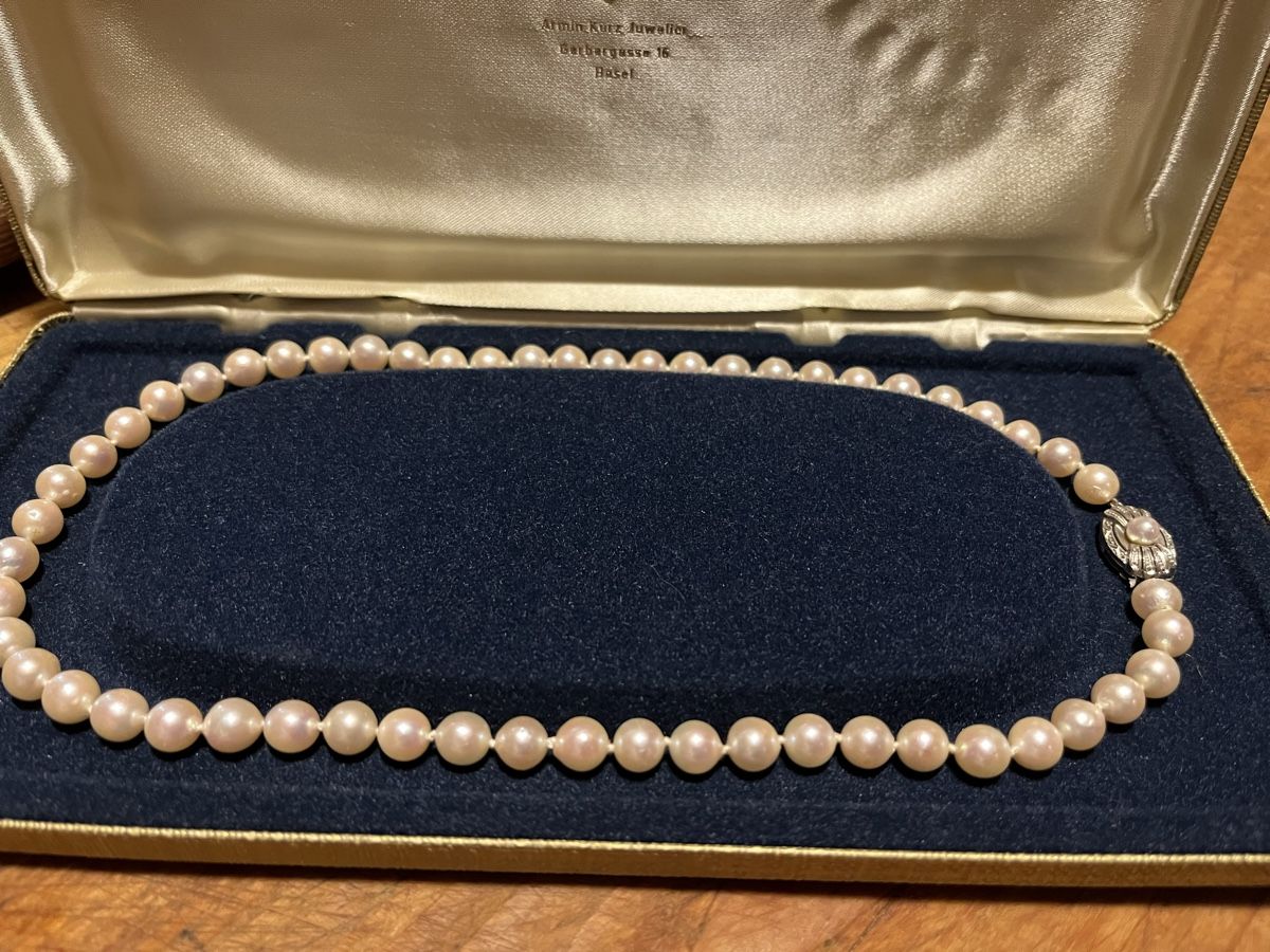 Ketten: Perlenkette Collier 800 – Gebraucht aus Münchenstein von Sozial_Labor_Brocki