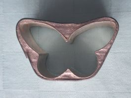 Alte Guetzli-Ausstechform Schmetterling Metall