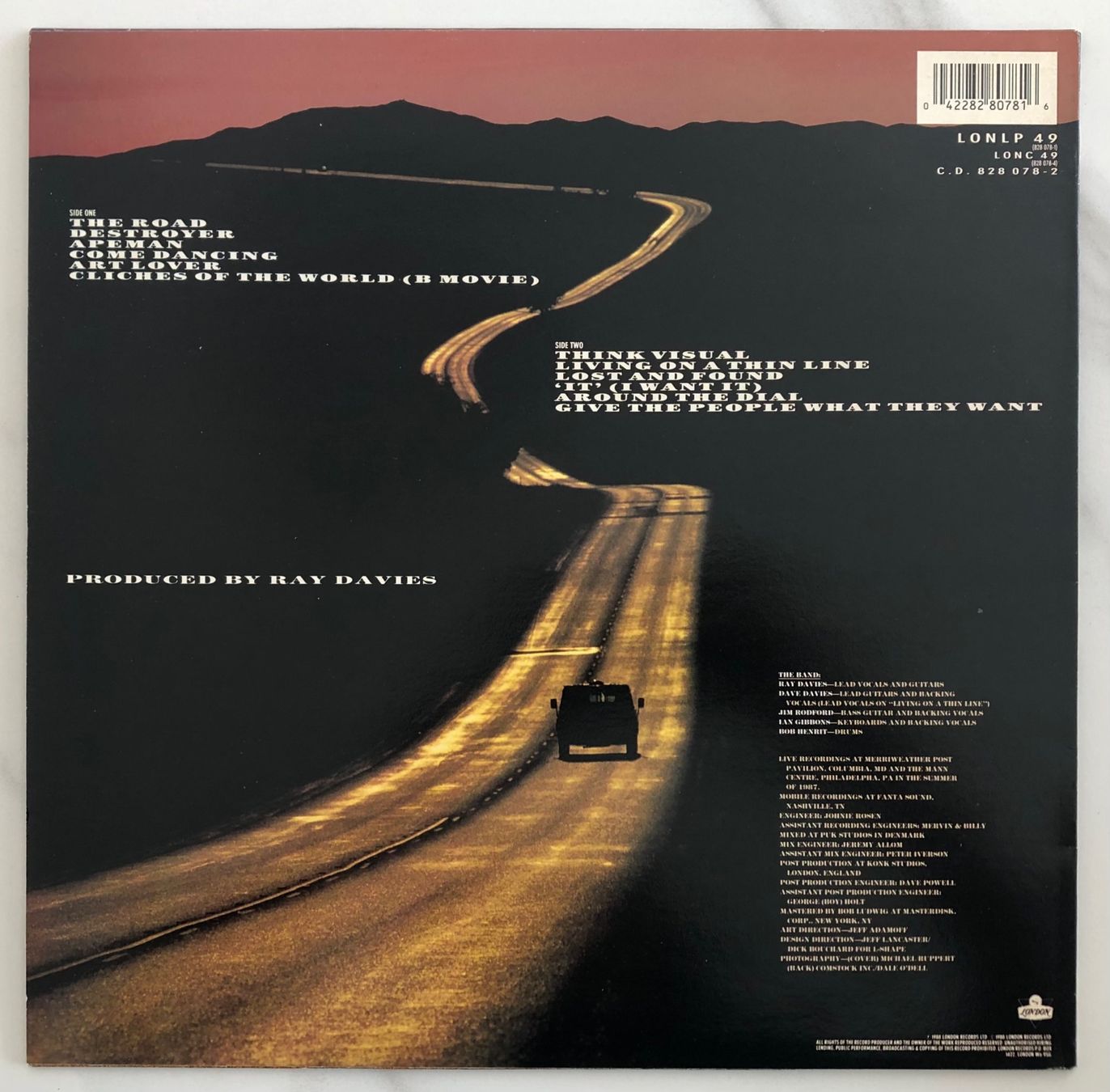 Dischi in vinile: THE KINKS - THE ROAD – Usato da Poliez-Pittet venduto da Newtown-Records 1