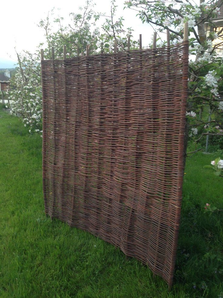 Sichtschutz: Weidenzaun ohne Rahmen 180x180cm – Neu und originalverpackt aus Thunstetten von chriguoester
