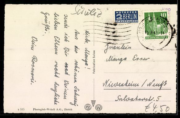 Cartoline postali: Herzogenbuchsee, Strassenpartie im Ort – Usato da Berlin venduto da bartko-reher 1
