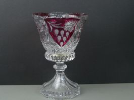 Anna Hütte Bleikristall Glas Pokal Rubin * Schön
