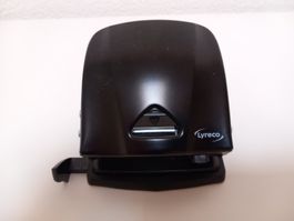 Locher Lyreco schwarz tadelloser Zustand 2-Loch