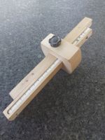 Streichmass 15 cm, Holz, für Tischler, Schreiner