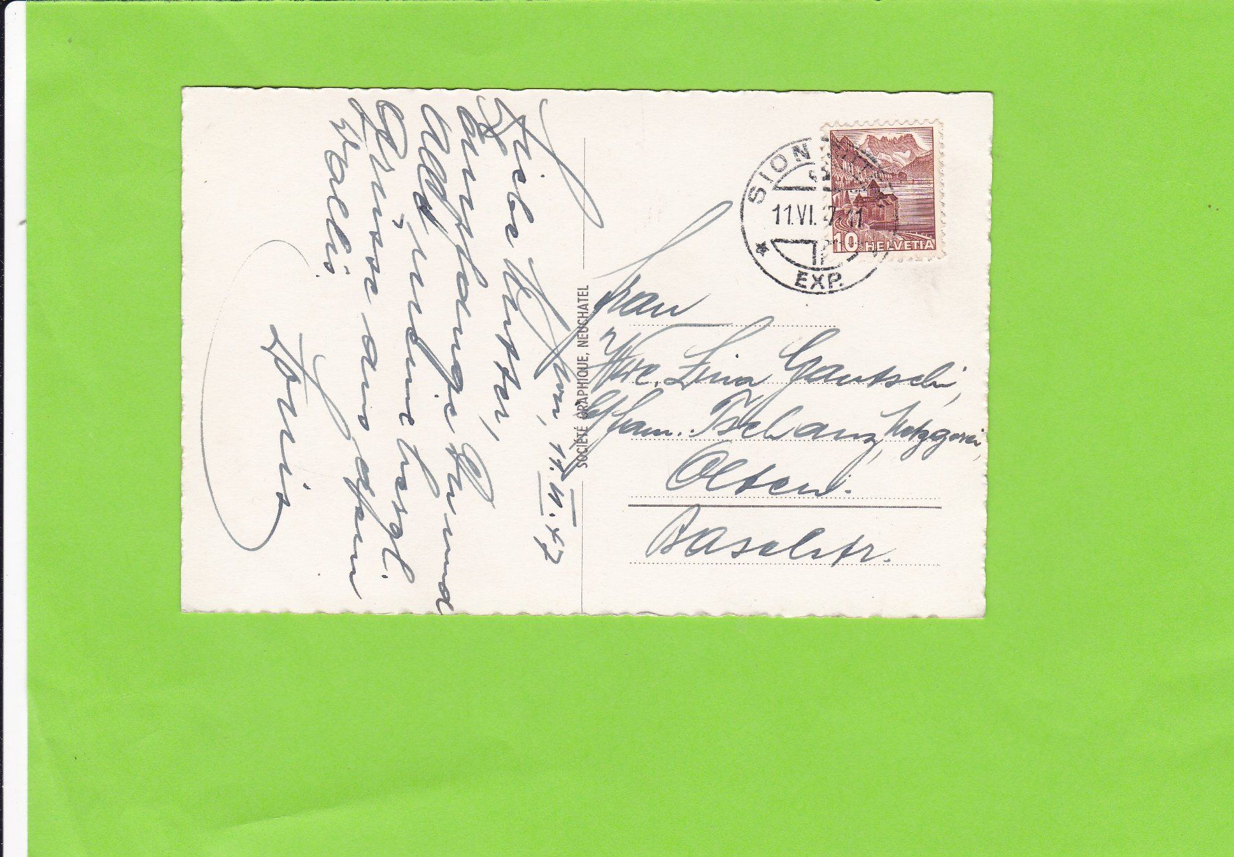Cartes postales: Sion – D'occasion à St. Peterzell par neckertal 1