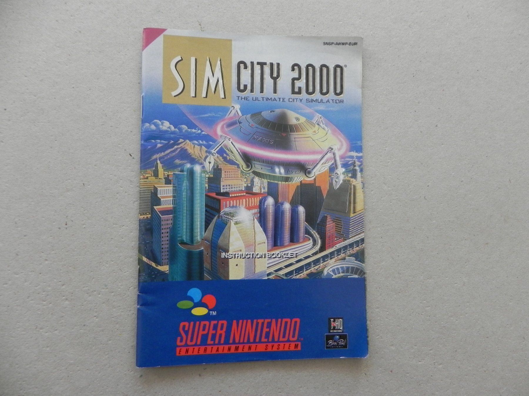 Giochi: Anleitung SNES Nintendo Sim City 2000 – Usato da Siebnen venduto da krimsie