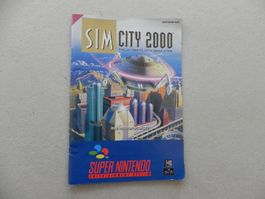 Anleitung SNES Nintendo Sim City 2000
